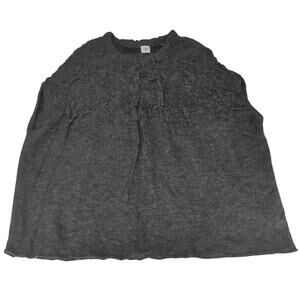 Cabi‎ Waverly Poncho Knit Oversized 3124 Gray Sweater Women's Size Small